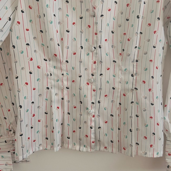 VINTAGE- KAKI ROBERTS CALIFORNIA Women’s Blouse - Picture 4 of 7